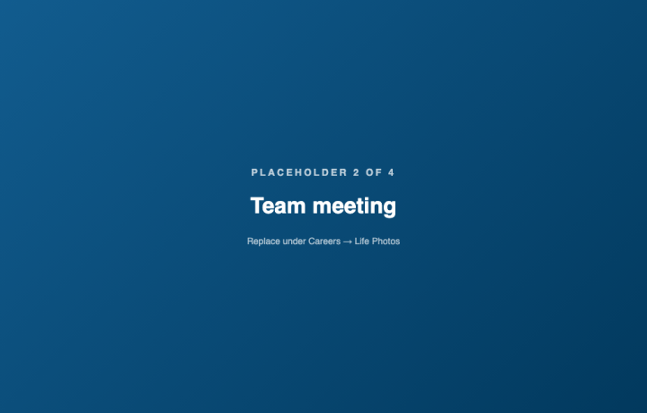 Team meeting